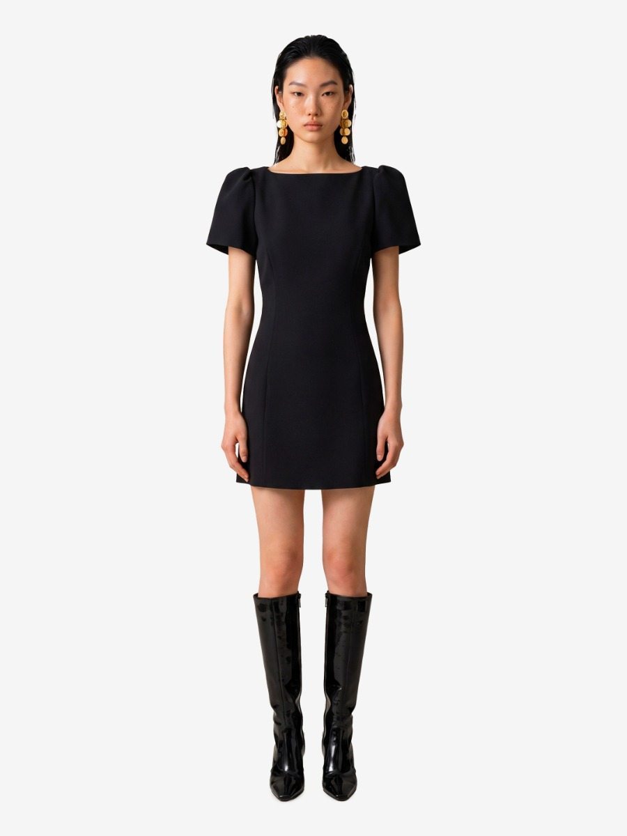 Sutton New York - Abito mini in doppio crepe - Vista frontale