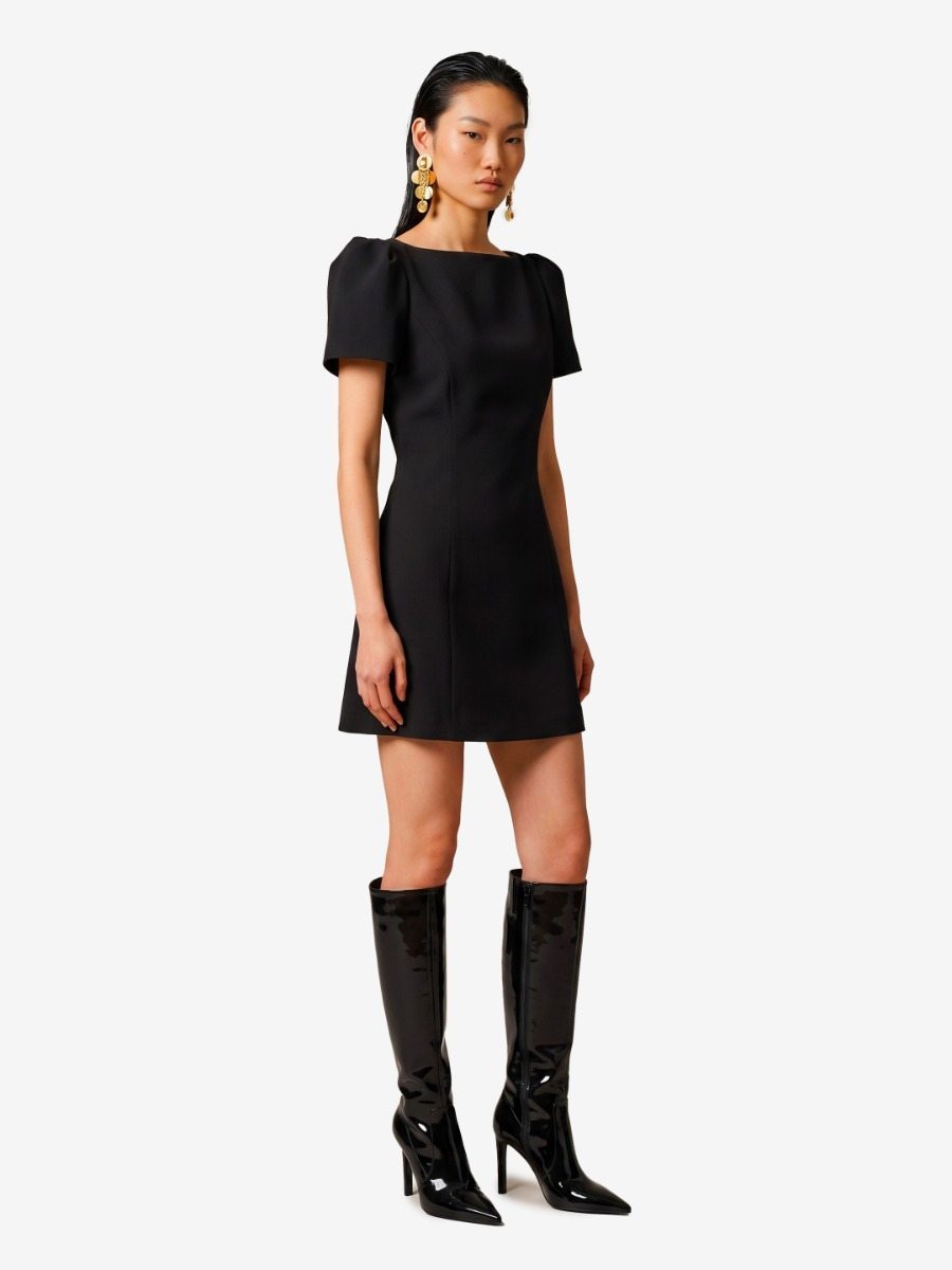 Sutton New York - Abito mini in doppio crepe - Dettaglio capo