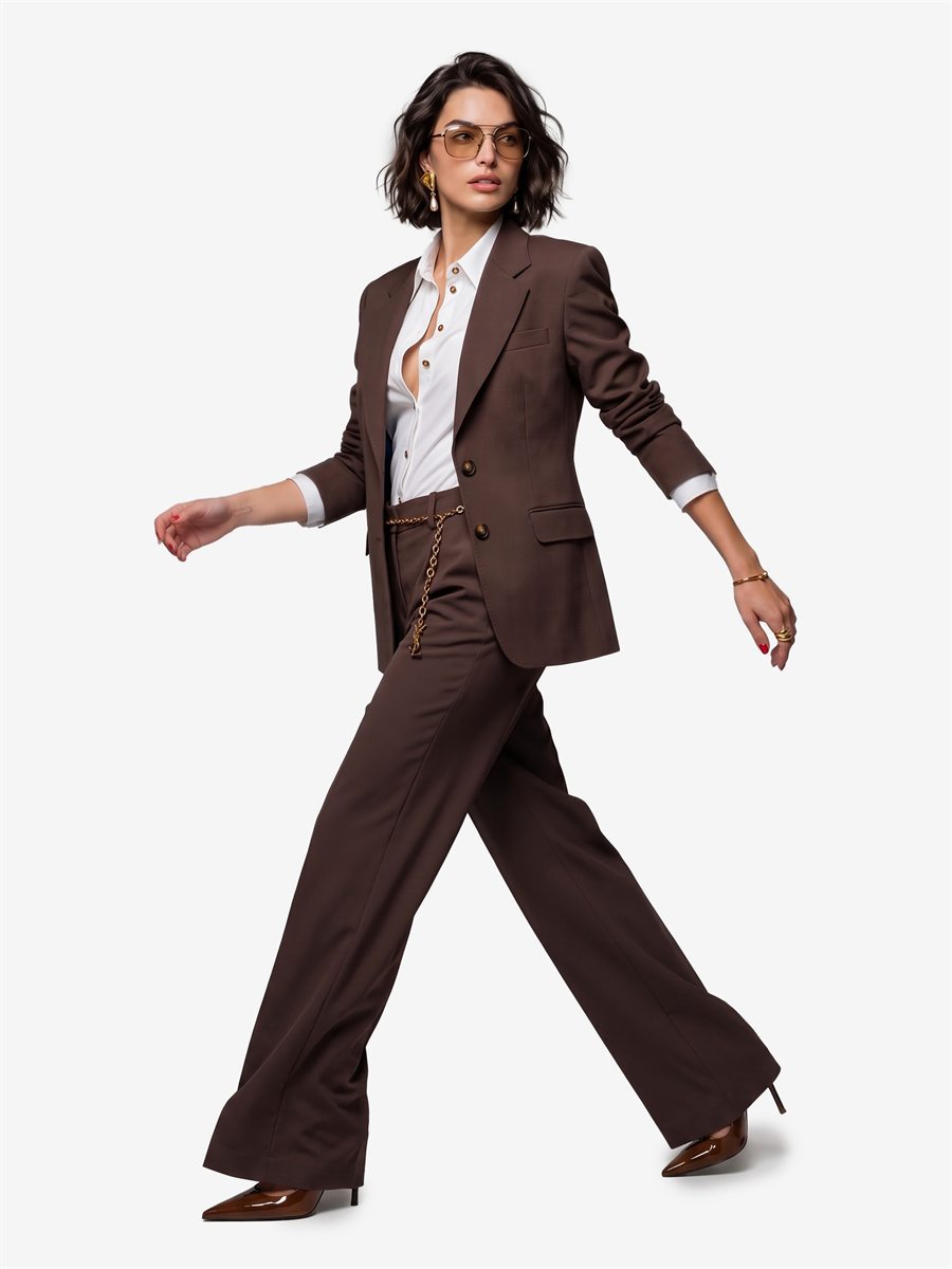 Sutton New York - Giacca monopetto in tela stretch - Dettaglio capo