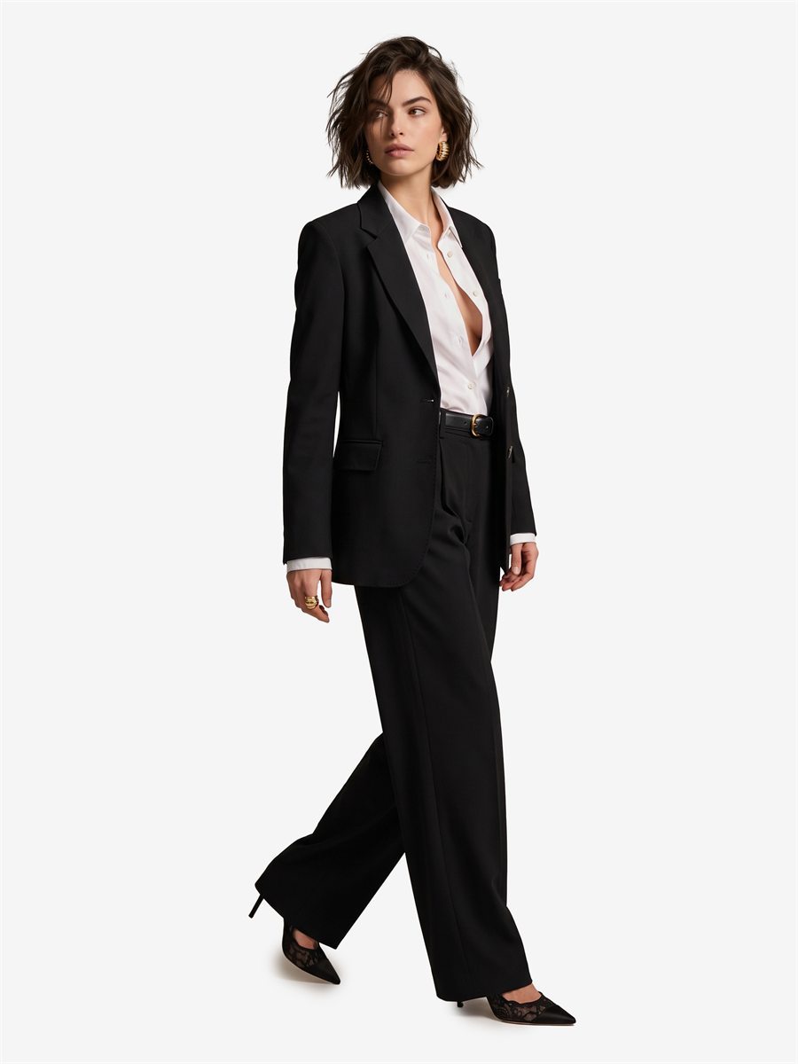 Sutton New York - Giacca monopetto in tela stretch - Dettaglio capo