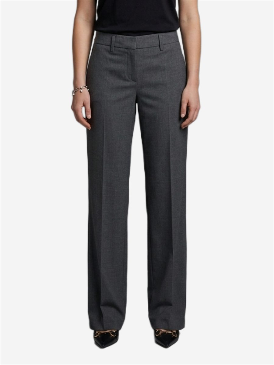 Sutton New York - Pantalone ampio in tela stretch - Vista frontale