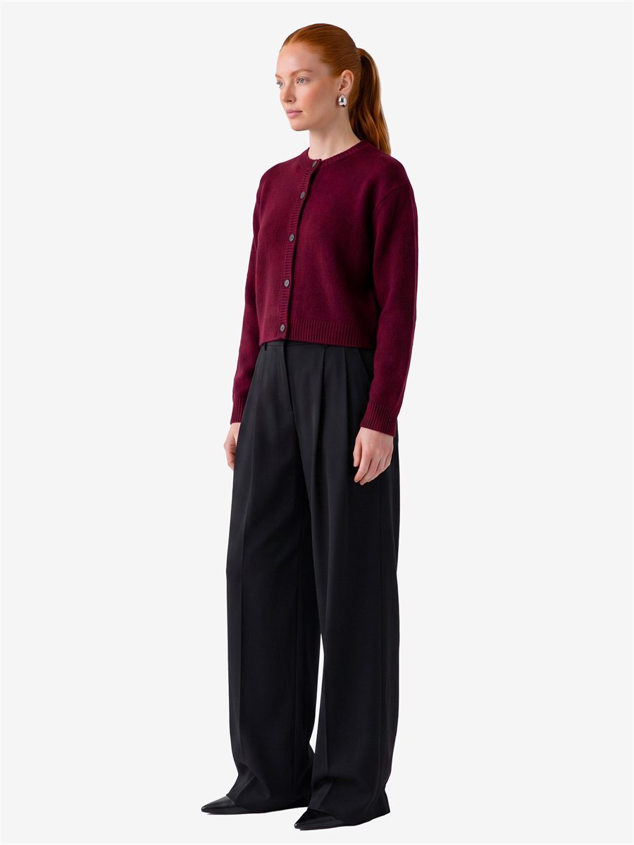 Sutton New York - Pantalone ampio in tela stretch - Dettaglio capo