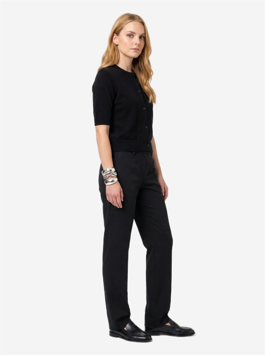 Sutton New York - Pantalone in tela stretch antracite - Dettaglio capo