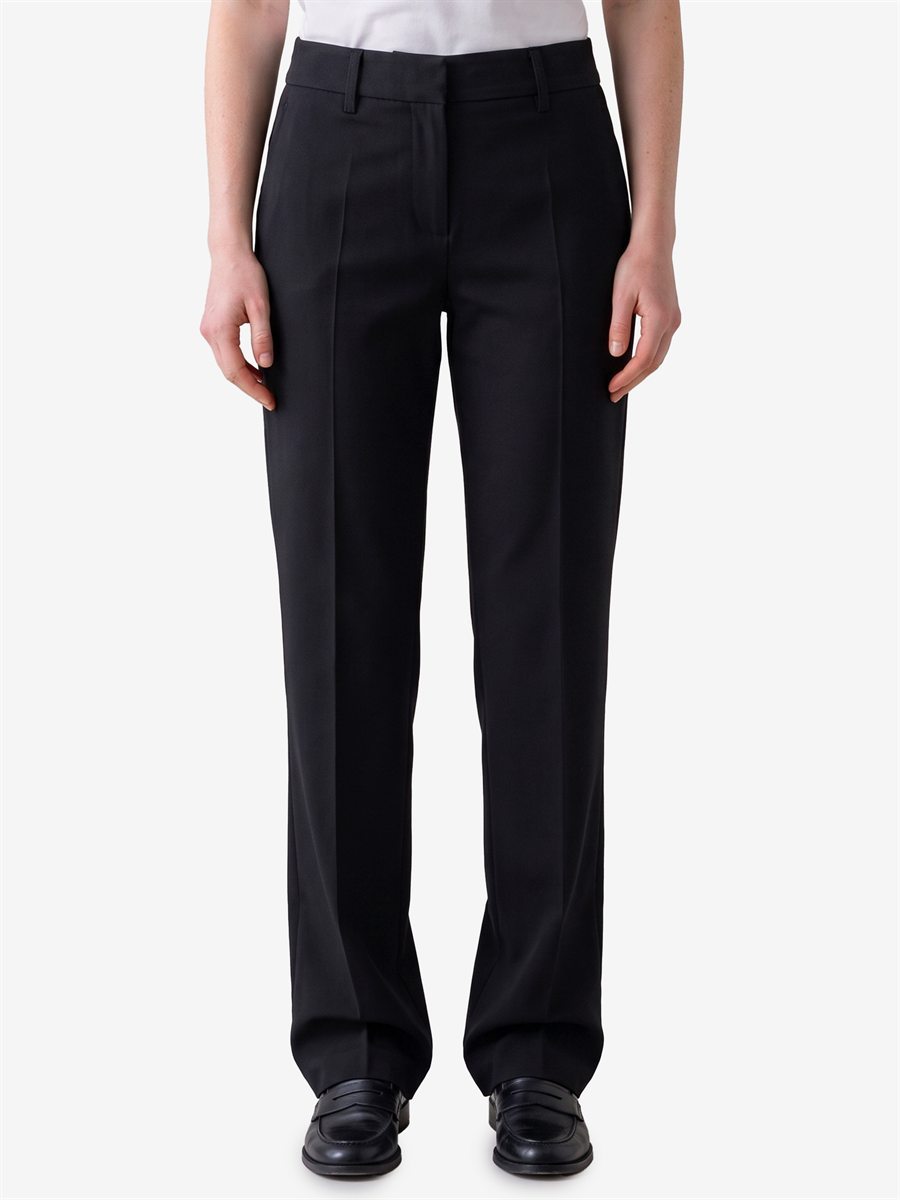 Sutton New York - Pantalone in tela stretch nero - Vista frontale