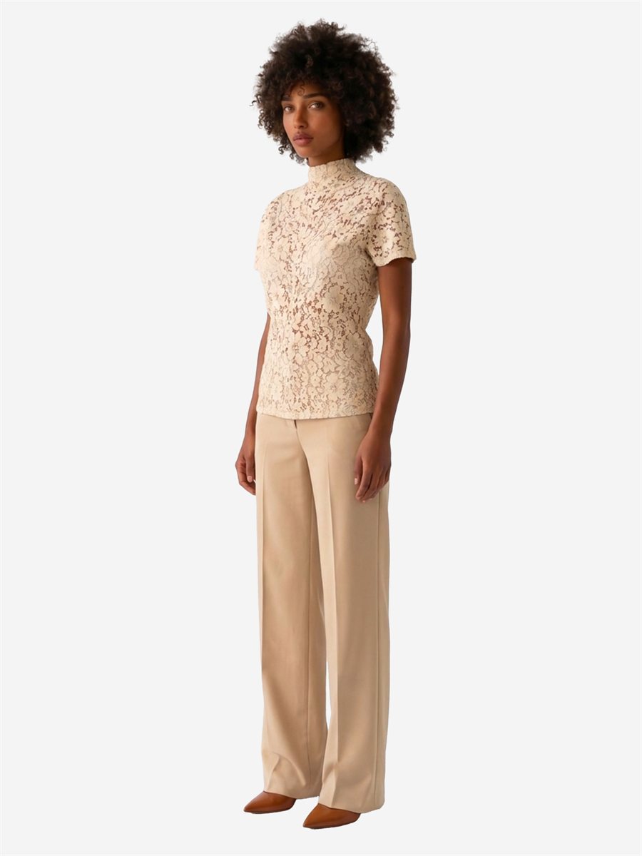 Sutton New York - Top in pizzo bianco - Dettaglio capo